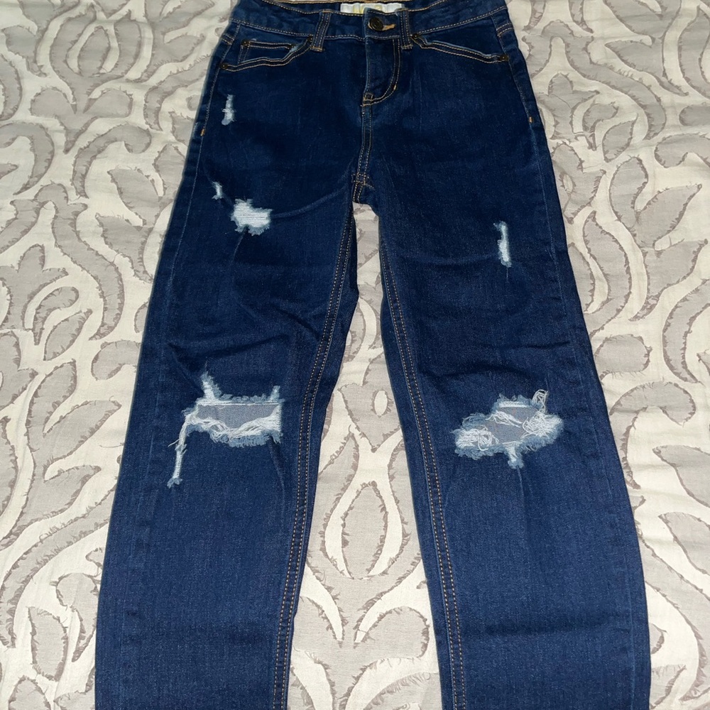 Girls Straight Jeans.